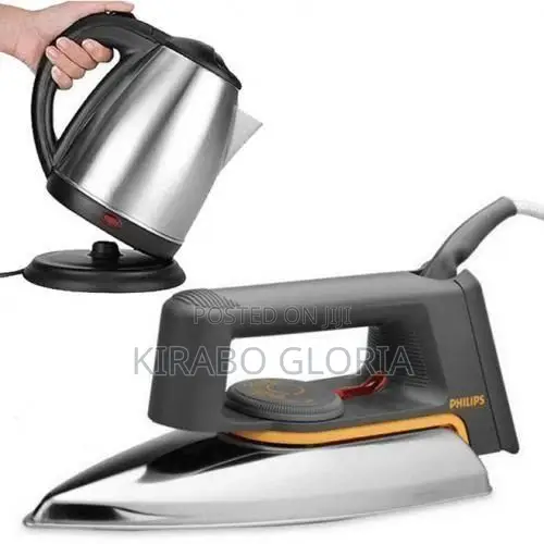 Philips Dry Flat Iron With 2l Electric Kettle / Pacolator