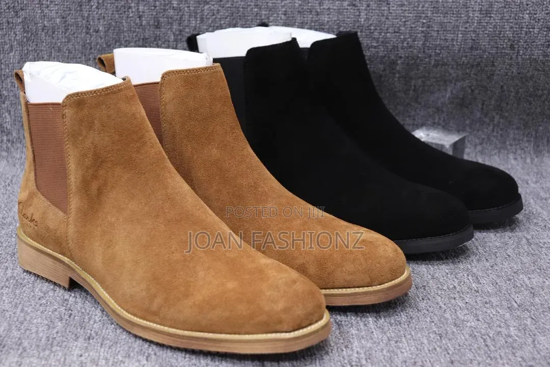 Suede Chelsea Boots _Tan Brown