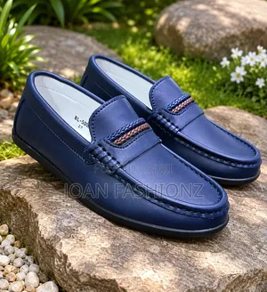 Comfy Boys Mocassins _ Blue