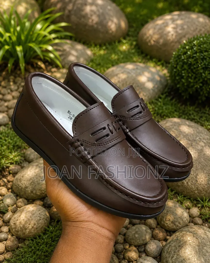 Classy Brown Casual Loafers for Boys