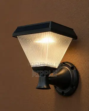 Outdoor Solar Garden Lights 2 Designs Waterproof Pathway Fence Lamps