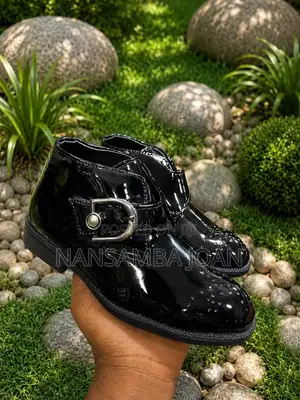 Designed Chelsea Side Buckle Shoes for Boys