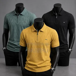 Zip Tshirts With Collar