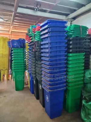 Fully 120litres Plastic Dust Bins Plastic Dust Bins