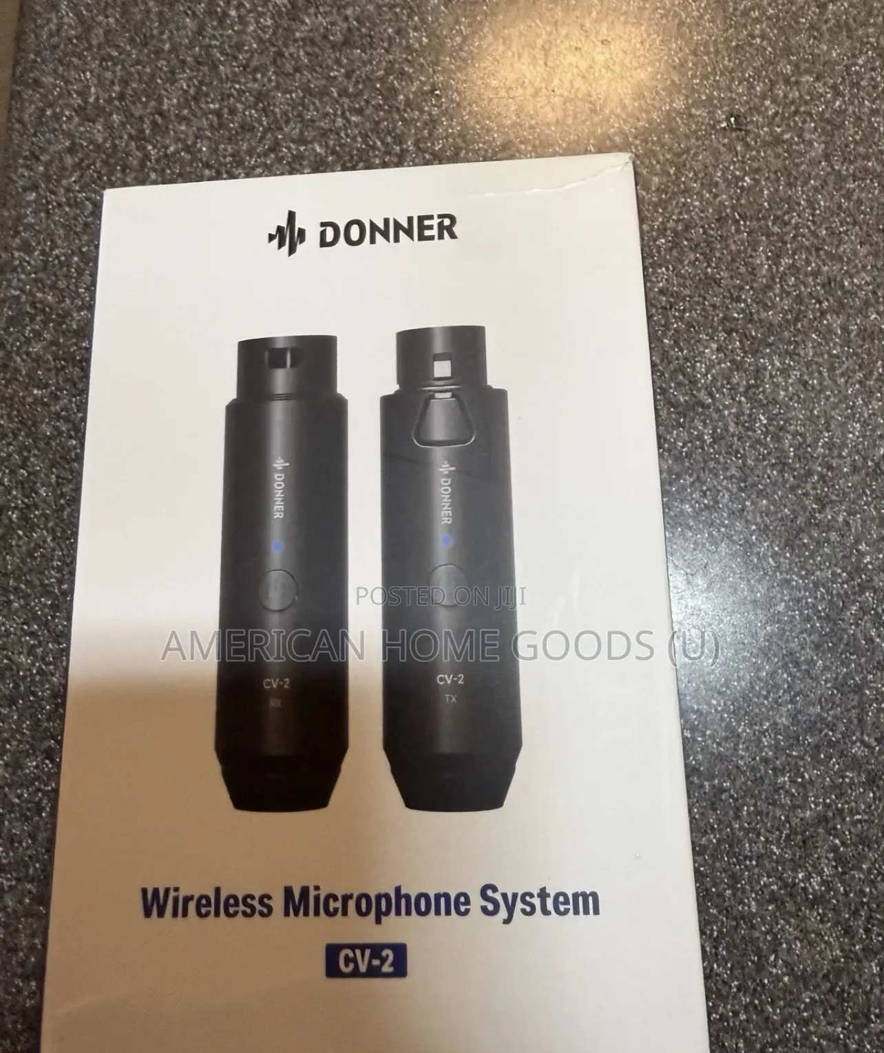 Donner Cv-2 Plug-on Wireless XLR Mic Transmitter Receiver and Adapter
