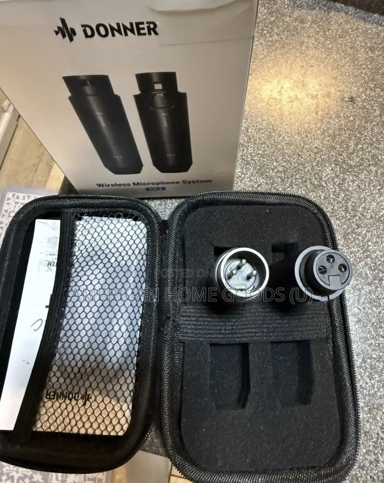 Donner Cv-2 Plug-on Wireless XLR Mic Transmitter Receiver and Adapter