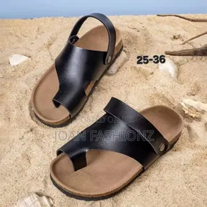 Open Toe Unisex Shoes _Black