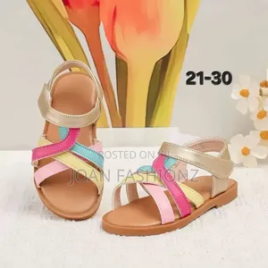 Girls Open Multicolored Shoes