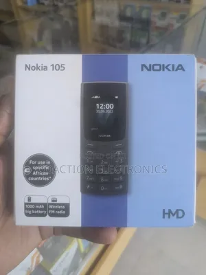 New Nokia 105 4G Black