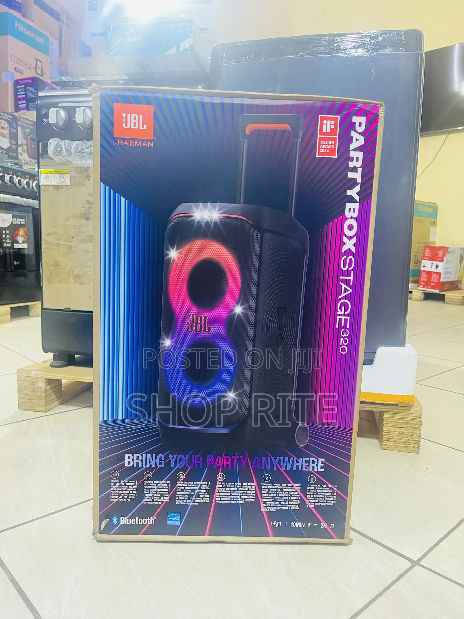 JBL Party Box Stage 320 Strong Bass