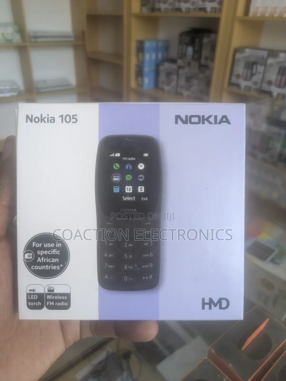 New Nokia 105 4G Blue