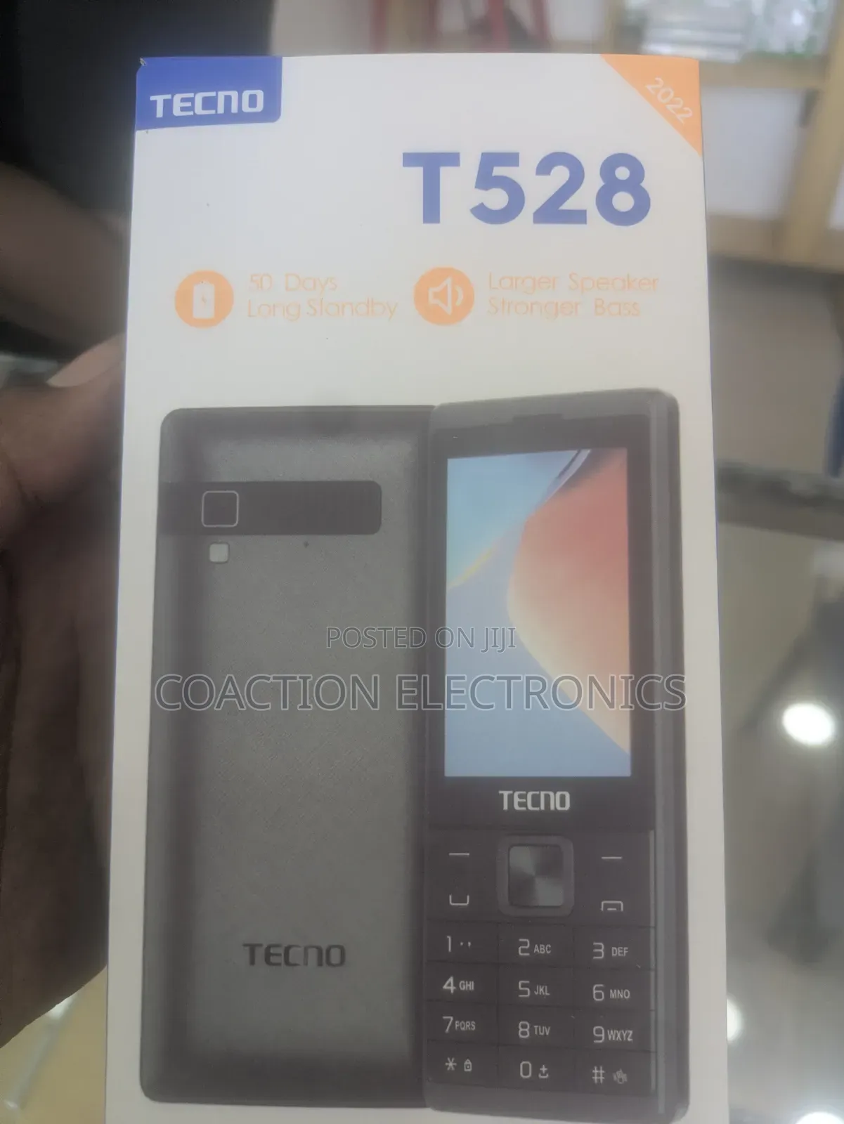 New Tecno T528 Black