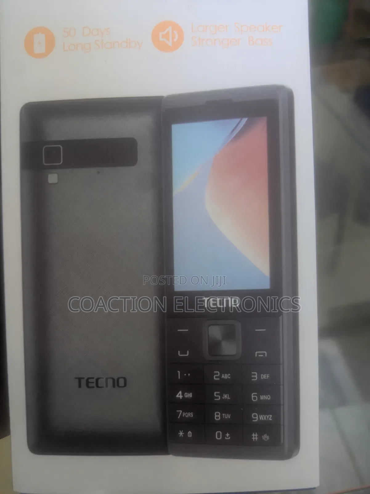 New Tecno T528 Black