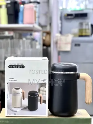 Premium Travel Vacuum Mug With Handle – Perfect for Work Travel