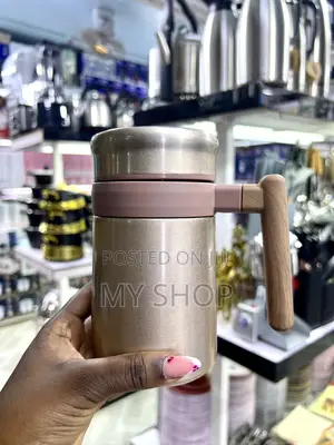 Double-Wall Vacuum Cup With Handle – Enjoy Every Sip