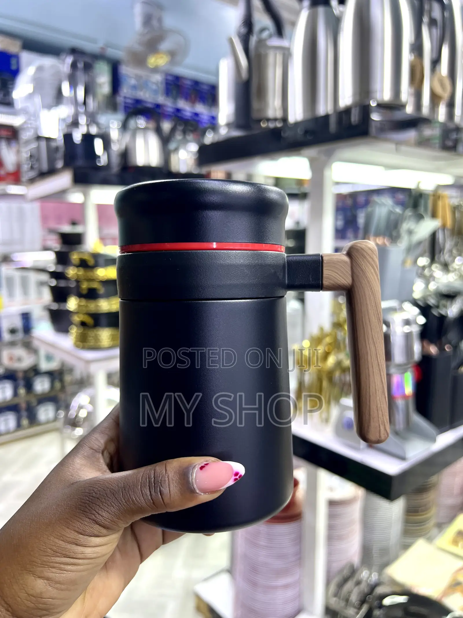 Gift-Worthy Vacuum Cup With Handle – Practical Elegant