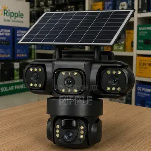 S28 Triple Lens Solar CCTV Camera Wifi PTZ Security Camera