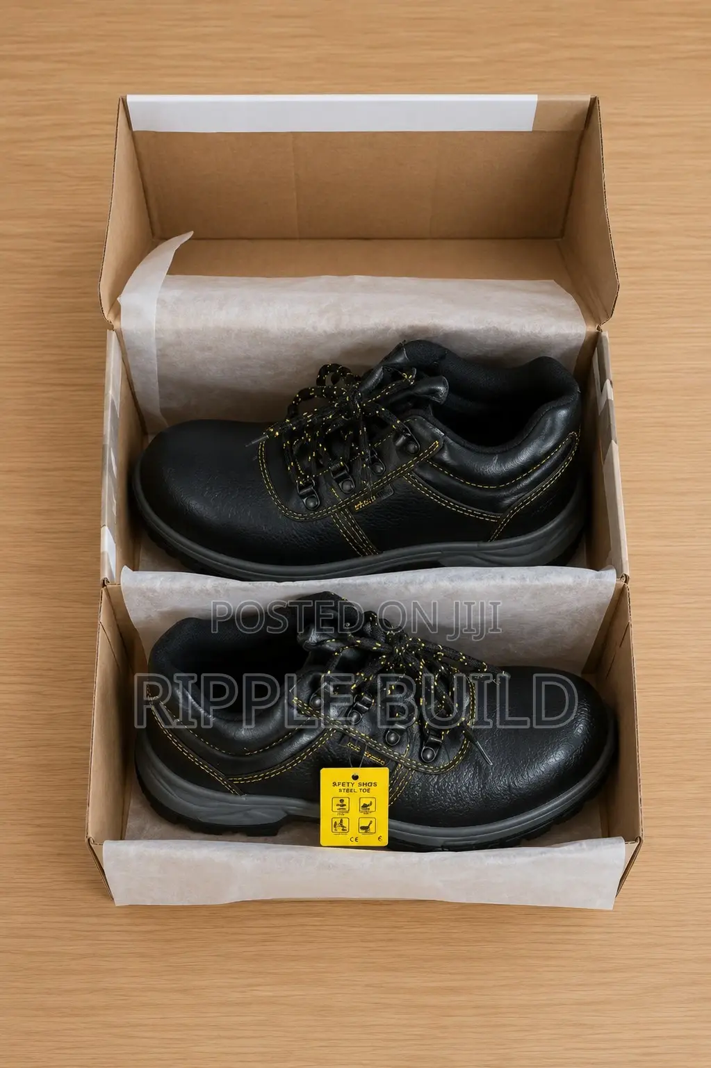 Steel Toe Safety Work Boots Industrial Protective Shoes Kampala