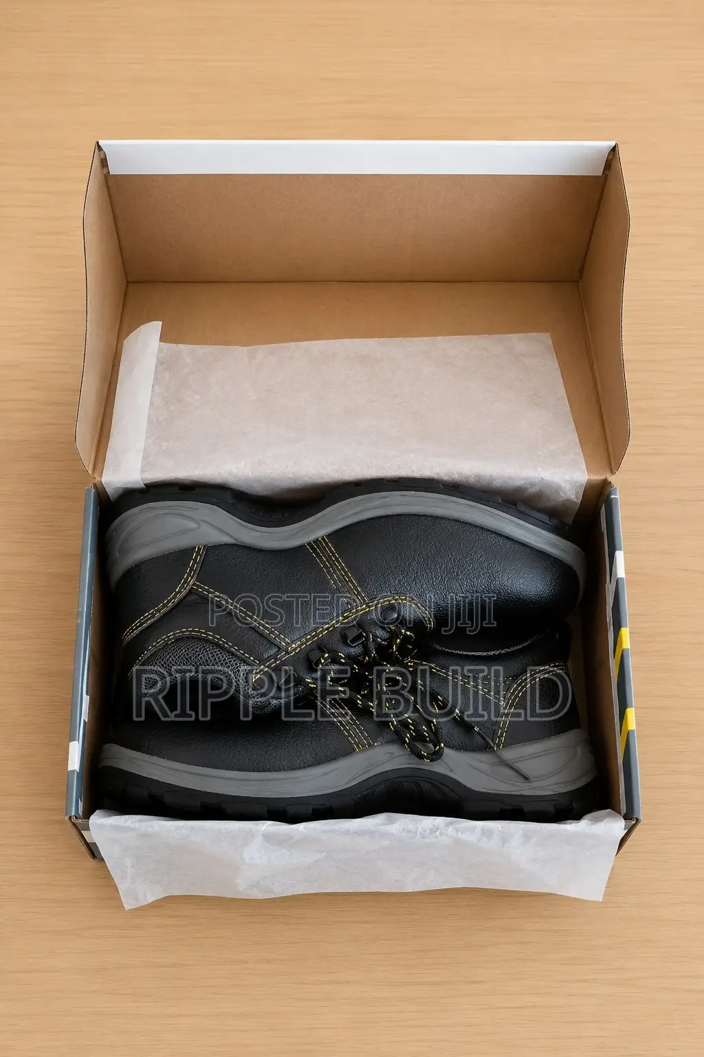 Steel Toe Safety Work Boots Industrial Protective Shoes Kampala
