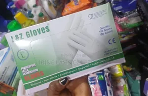 Box Of L&Z Gloves Brand, Powder-free, Latex Examination Gloves.