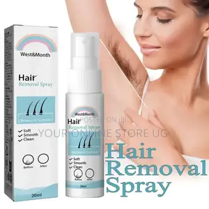2pcs West Month Hair Removal Spray 20ml | Fast Painless Hair Remover