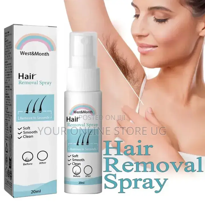 2pcs West Month Hair Removal Spray 20ml | Fast Painless Hair Remover