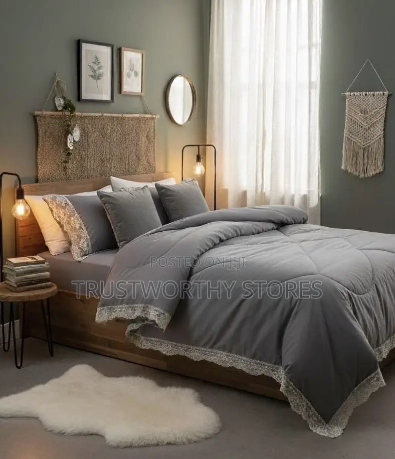 Grayed Lace Duvet (5by6, 6by6 and King Size)