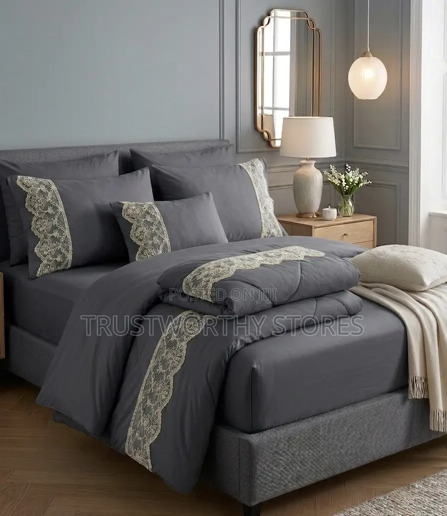 Grayed Lace Duvet (5by6, 6by6 and King Size)
