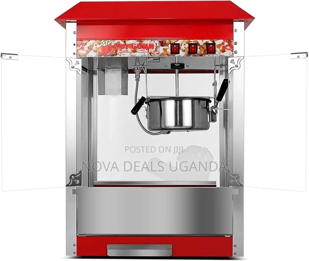 Commercial Stainless Steel Electric Hotair Popcorn Maker Machine