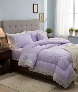 Cotton Pink Duvet - 6piece (5x6, 6x6 and King Size)