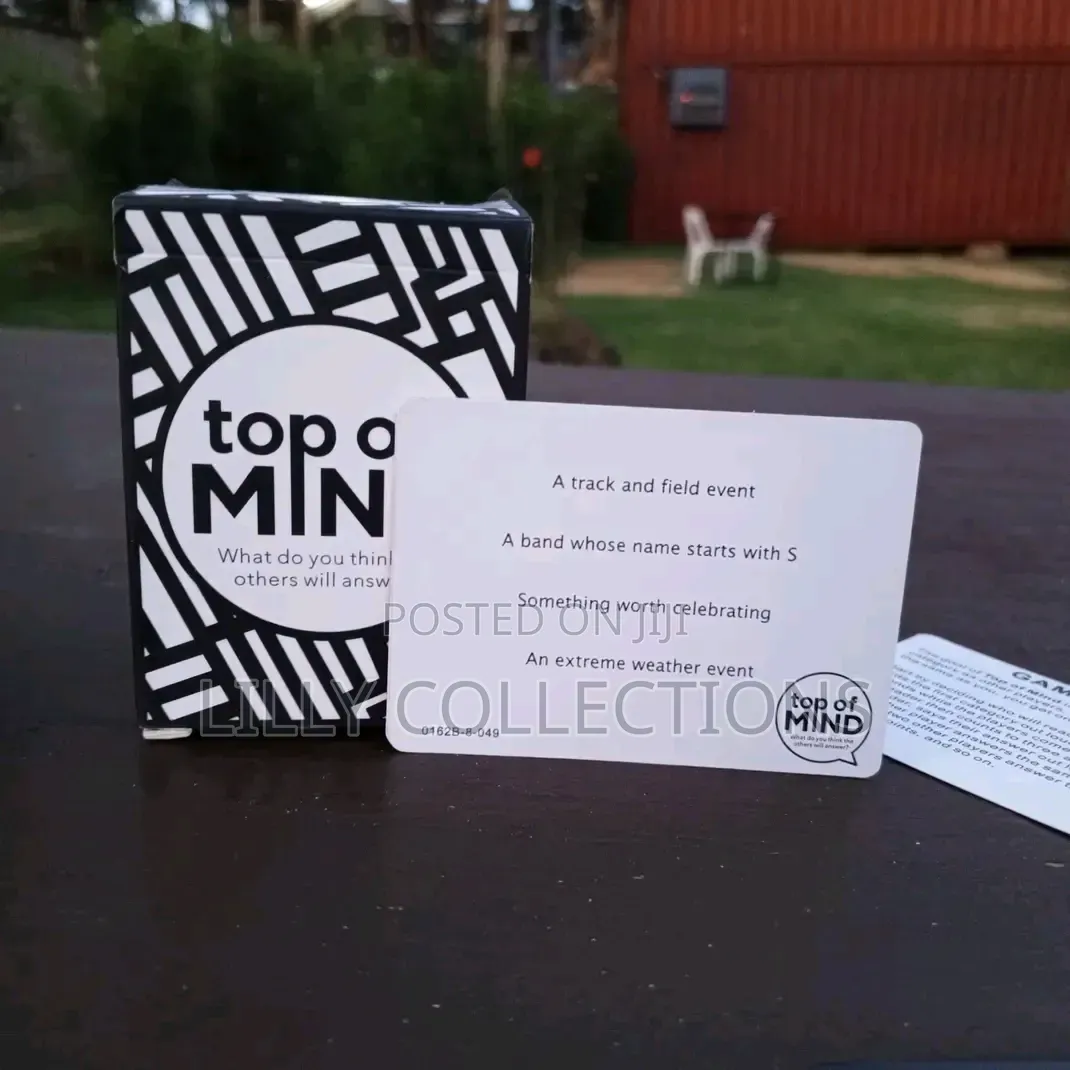 Top of Mind Game Cards