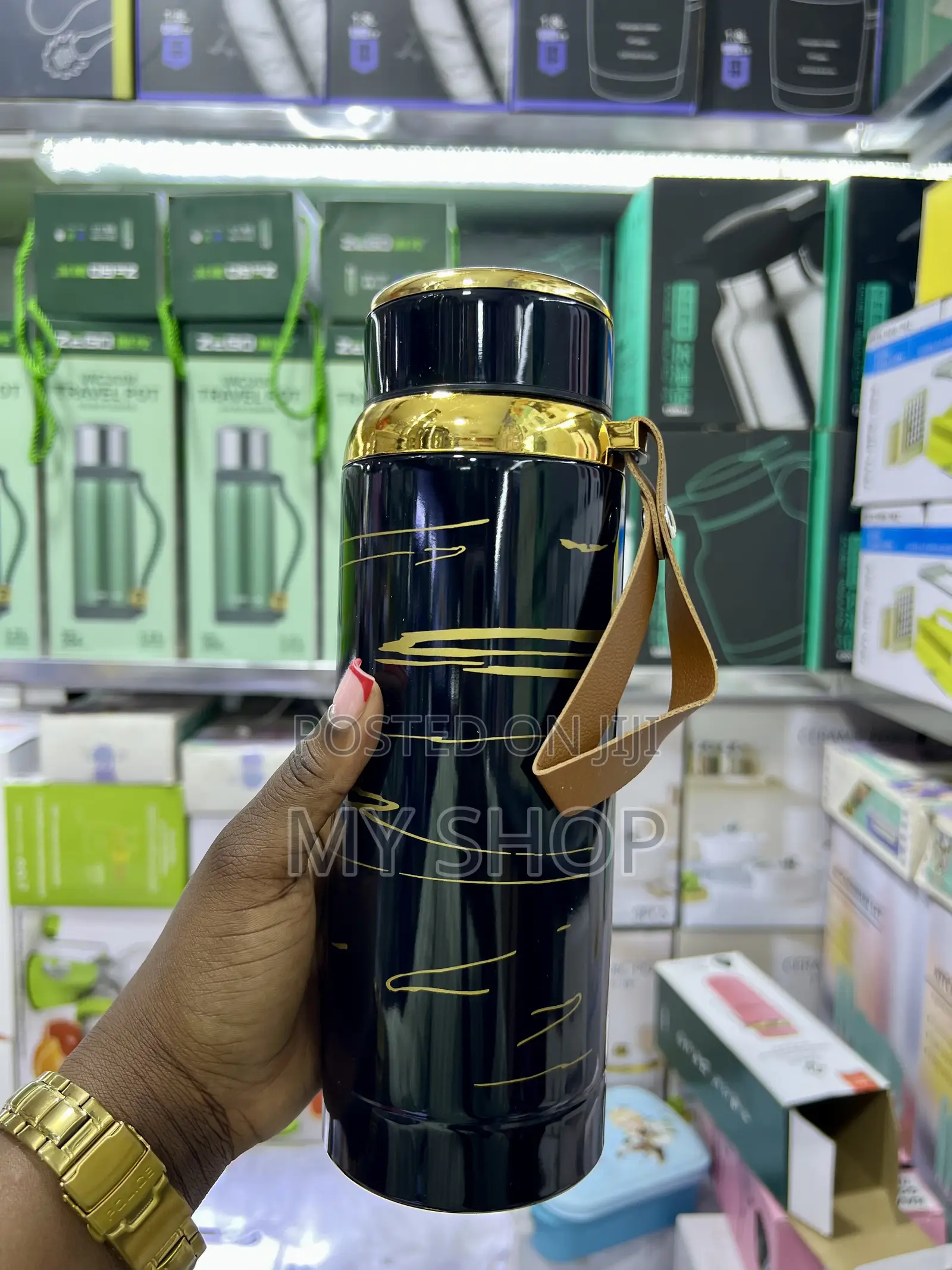 Premium Vacuum Bottle Flask – Keeps Drinks Hot Cold for Hours