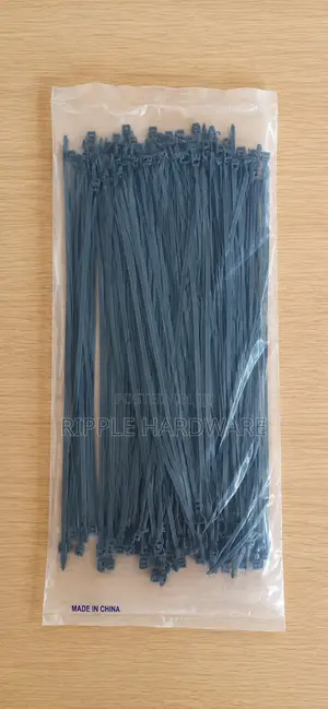 5 X 250mm 250 Pcs Black Nylon Cable Ties Heavy Duty Zip Ties Kampala