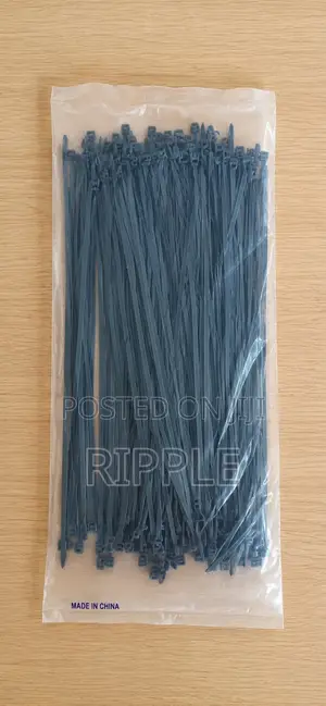 5 X 250mm 250 Pcs Black Nylon Cable Ties Heavy Duty Zip Ties Kampala