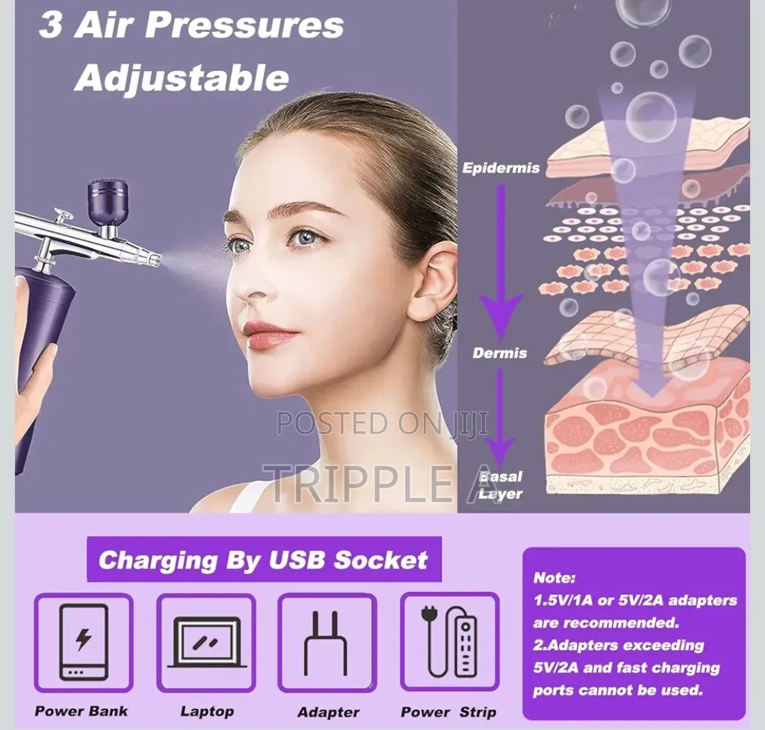 Rechargeable High Pressure Airbrush Kit With Compressor