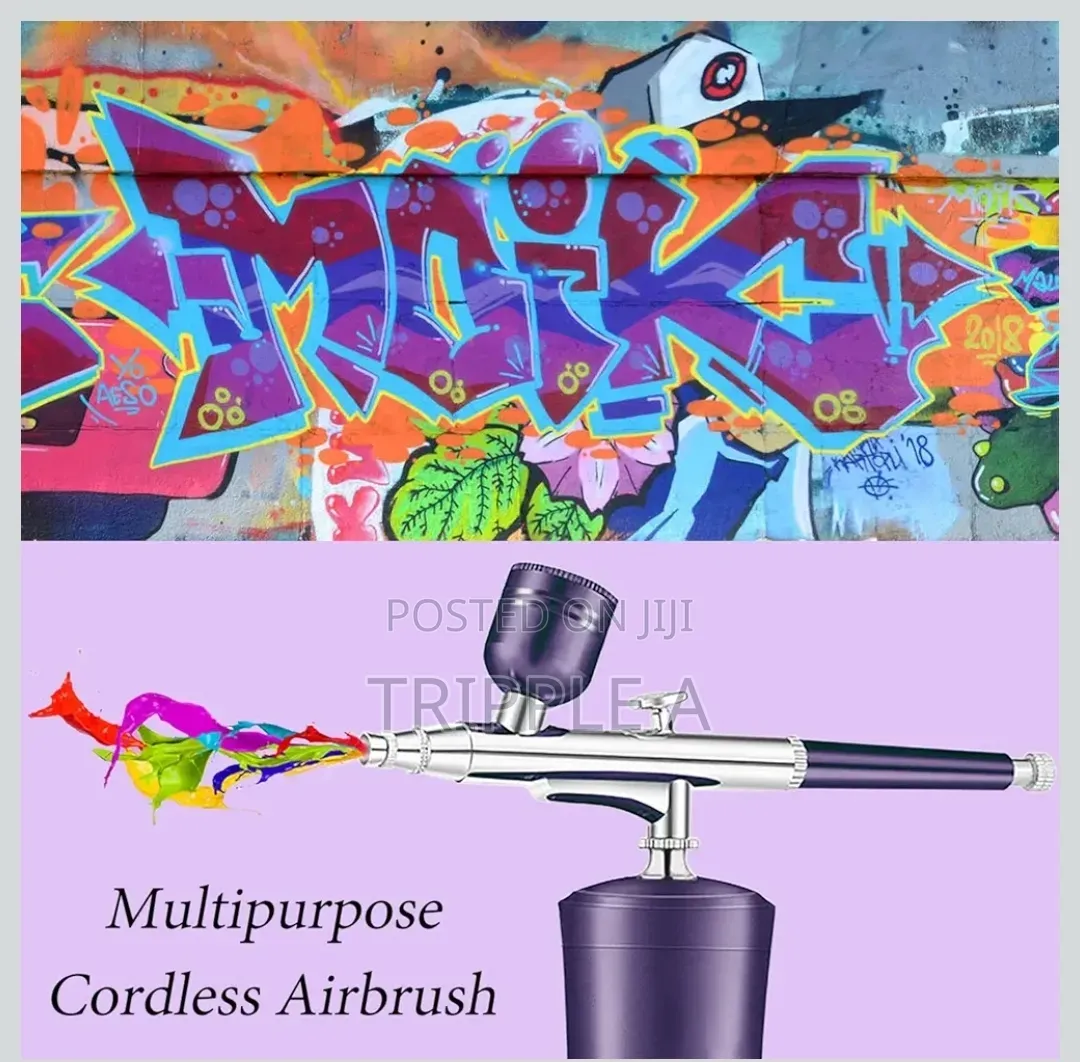 Rechargeable High Pressure Airbrush Kit With Compressor