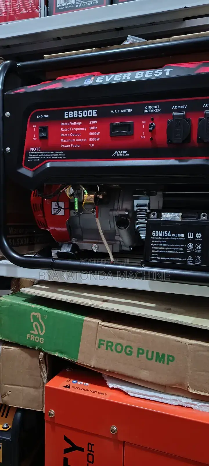 Petrol Engine Generator Eb6500e