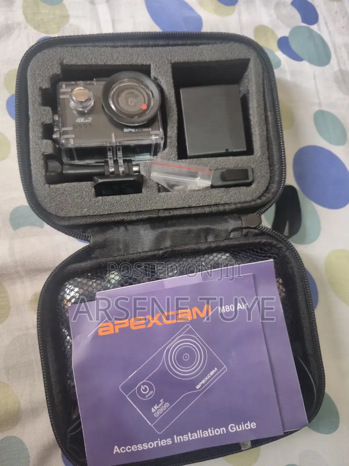 Apexcam M80 Air 60fps 64mp Eis Wifi Action Camera