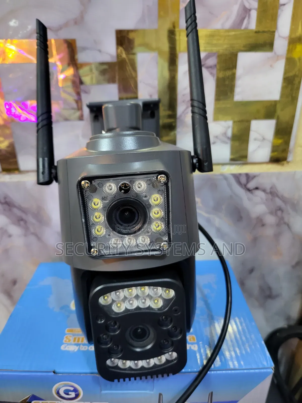 Dual PTZ Camera - Wireless 4g Sim, Night Vision,Waterproof, Motion