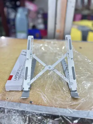 Foldable And Adjustable Metallic Laptop Stand