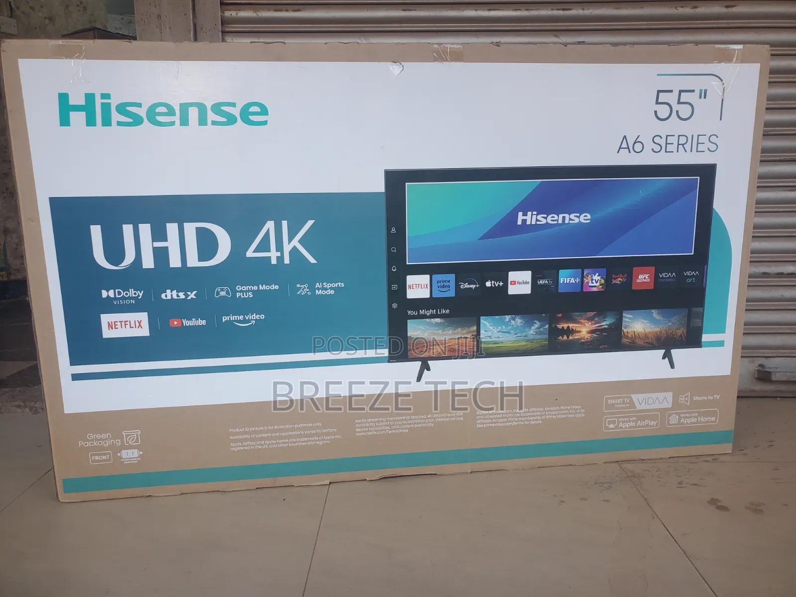 Hisense A6 Vidda 55" Smart