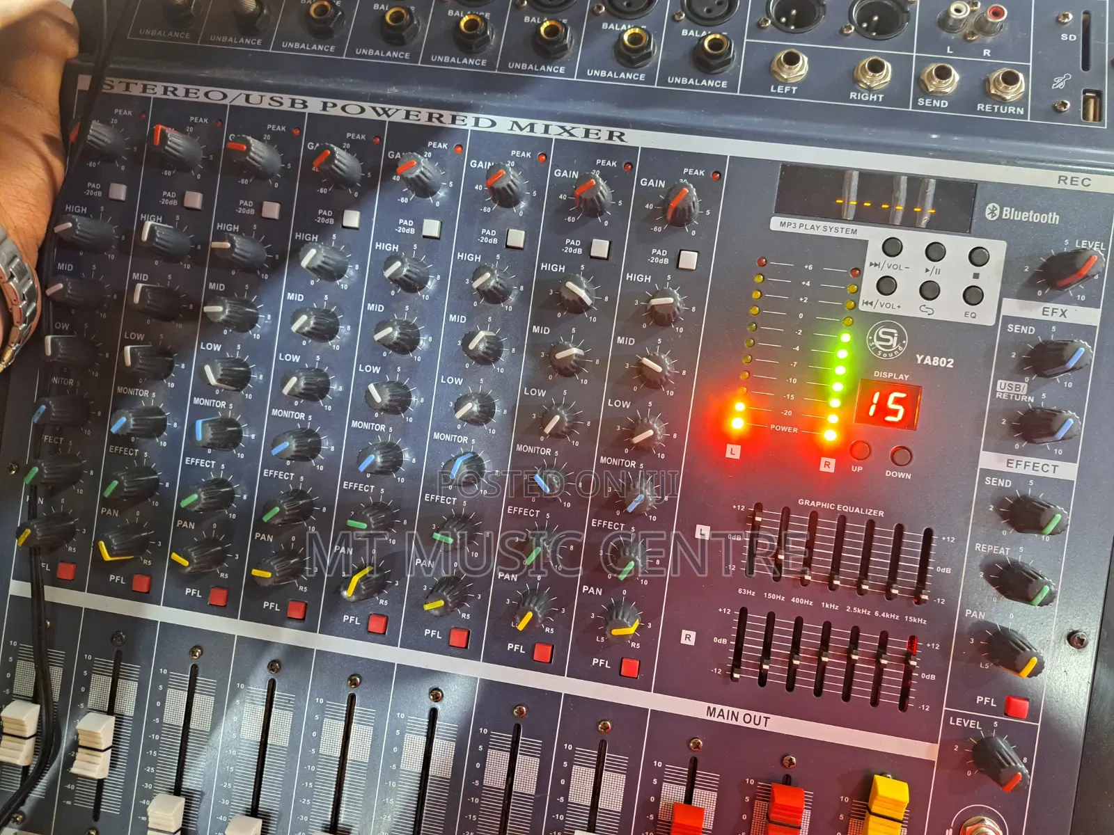 Yamaha 8 Channel Amp Mixer/ Amplified Mixer