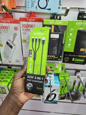 Oarimo 60w 3-in-1 Fast Charging Cable