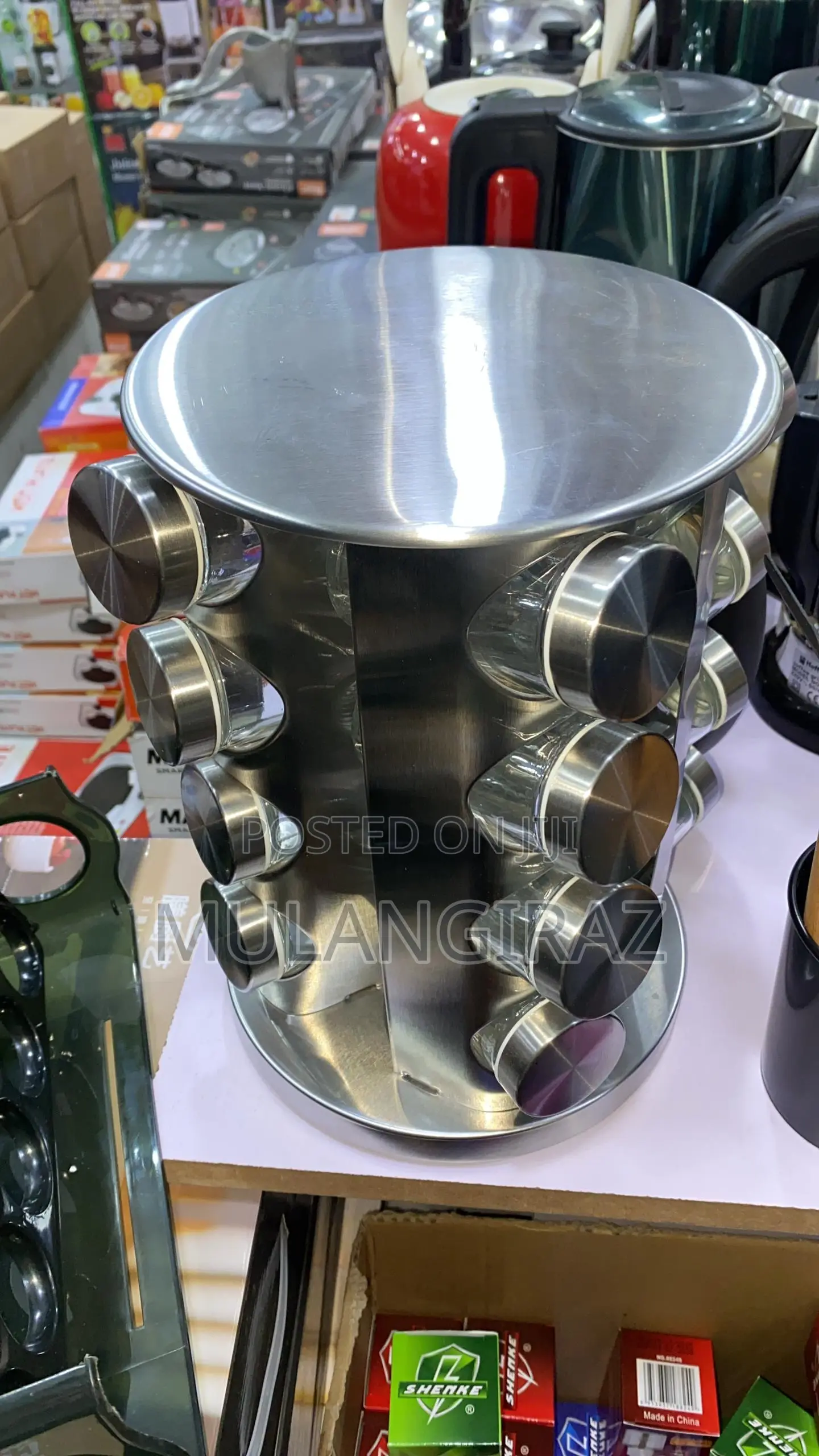 Spice Tins and Rack