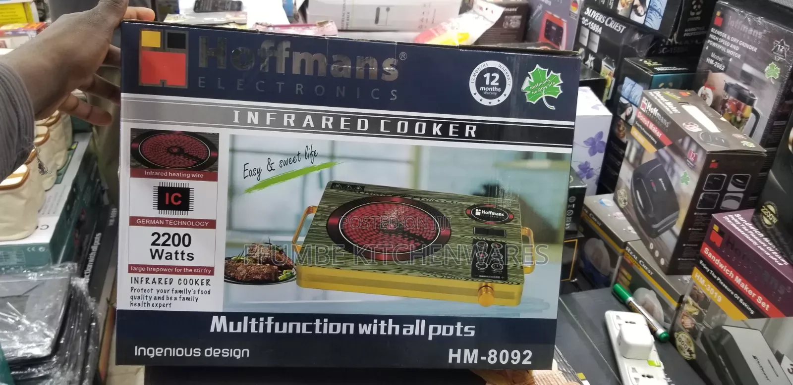 Hot Plate or Infrared Cooker