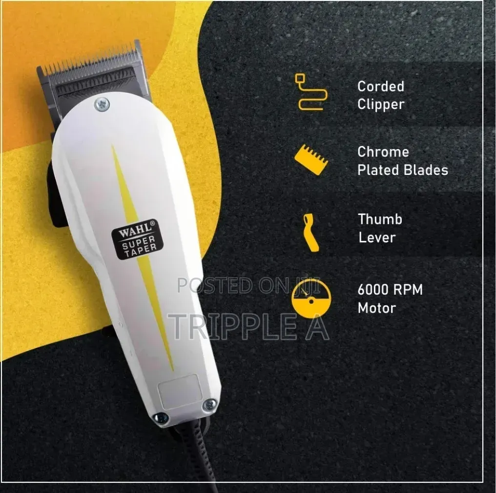 Corded Hair Clipper Wahl Super Taper