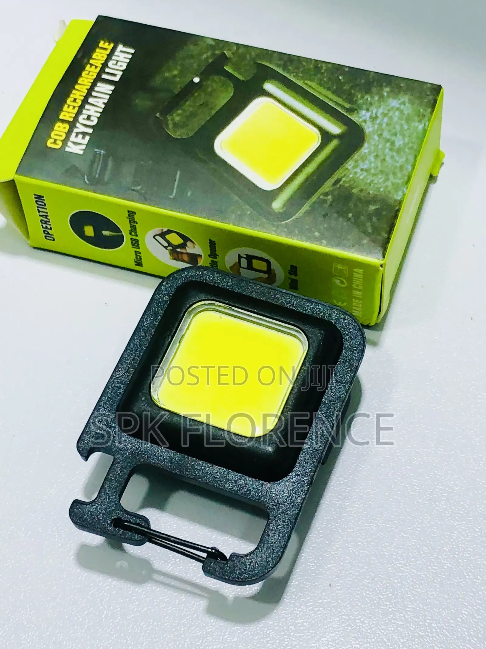 Cob Rechargeable Keychain Light