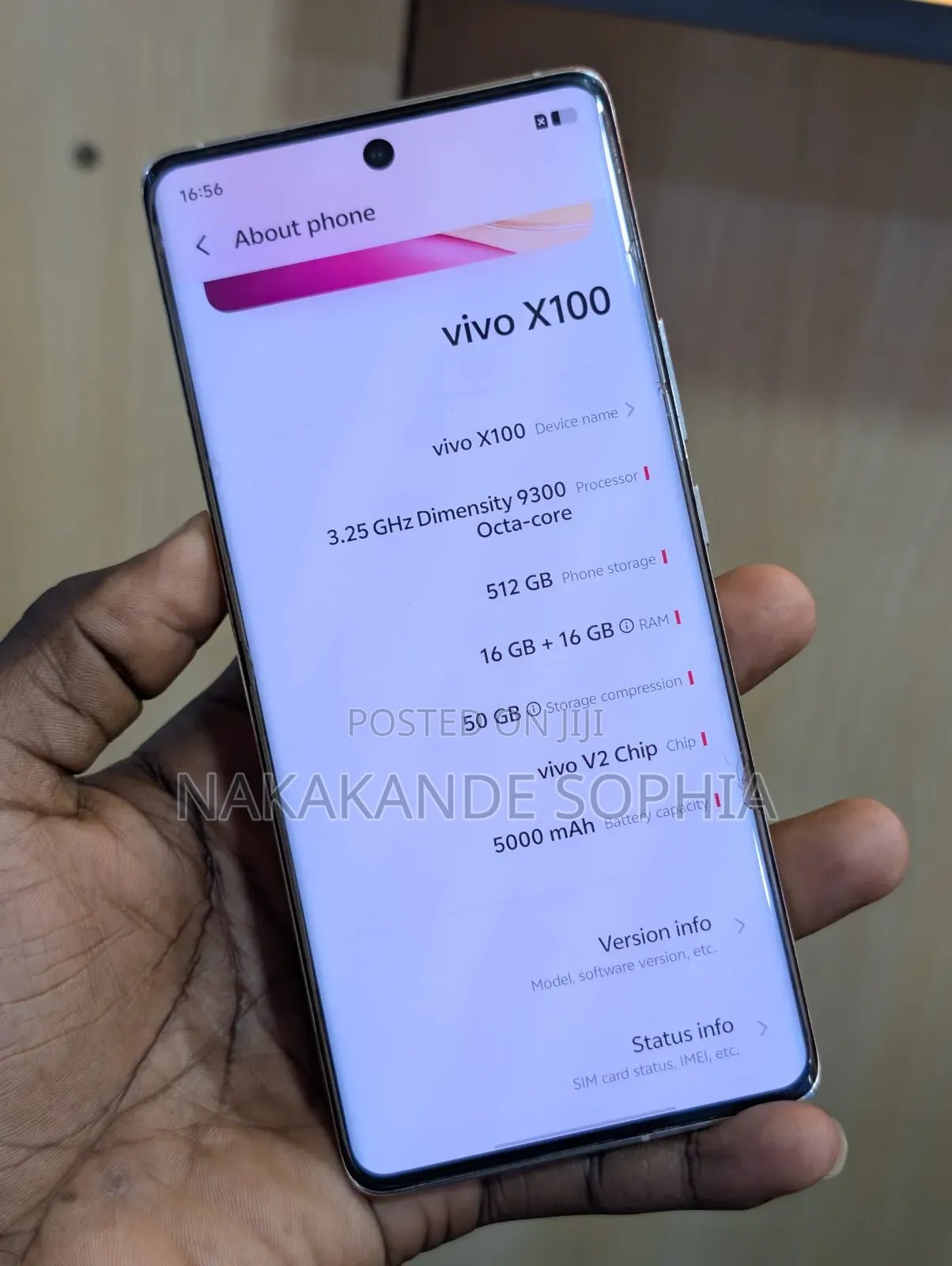 Vivo X100 256 GB Orange