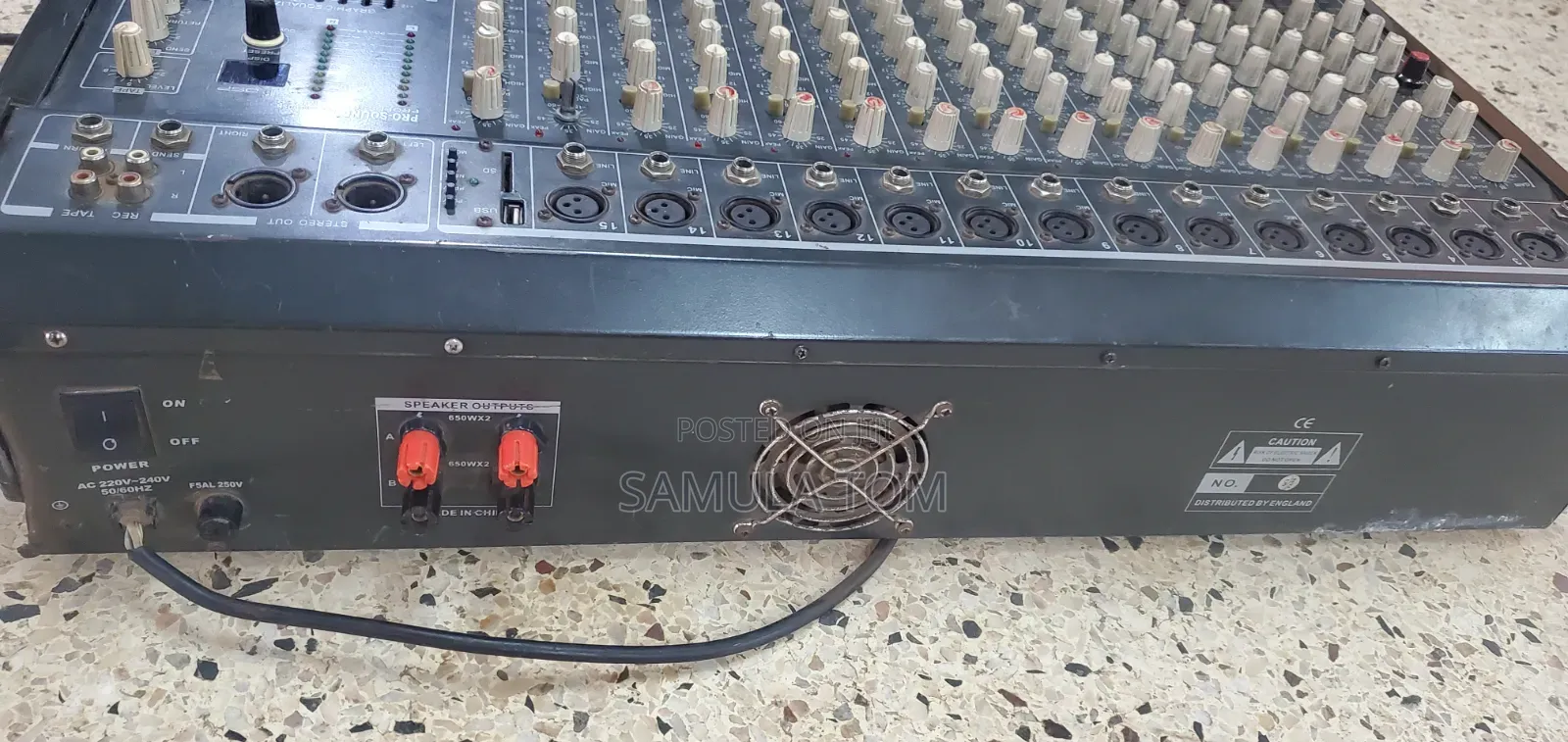 Amp Mixer For Sell 16channel Uk Used