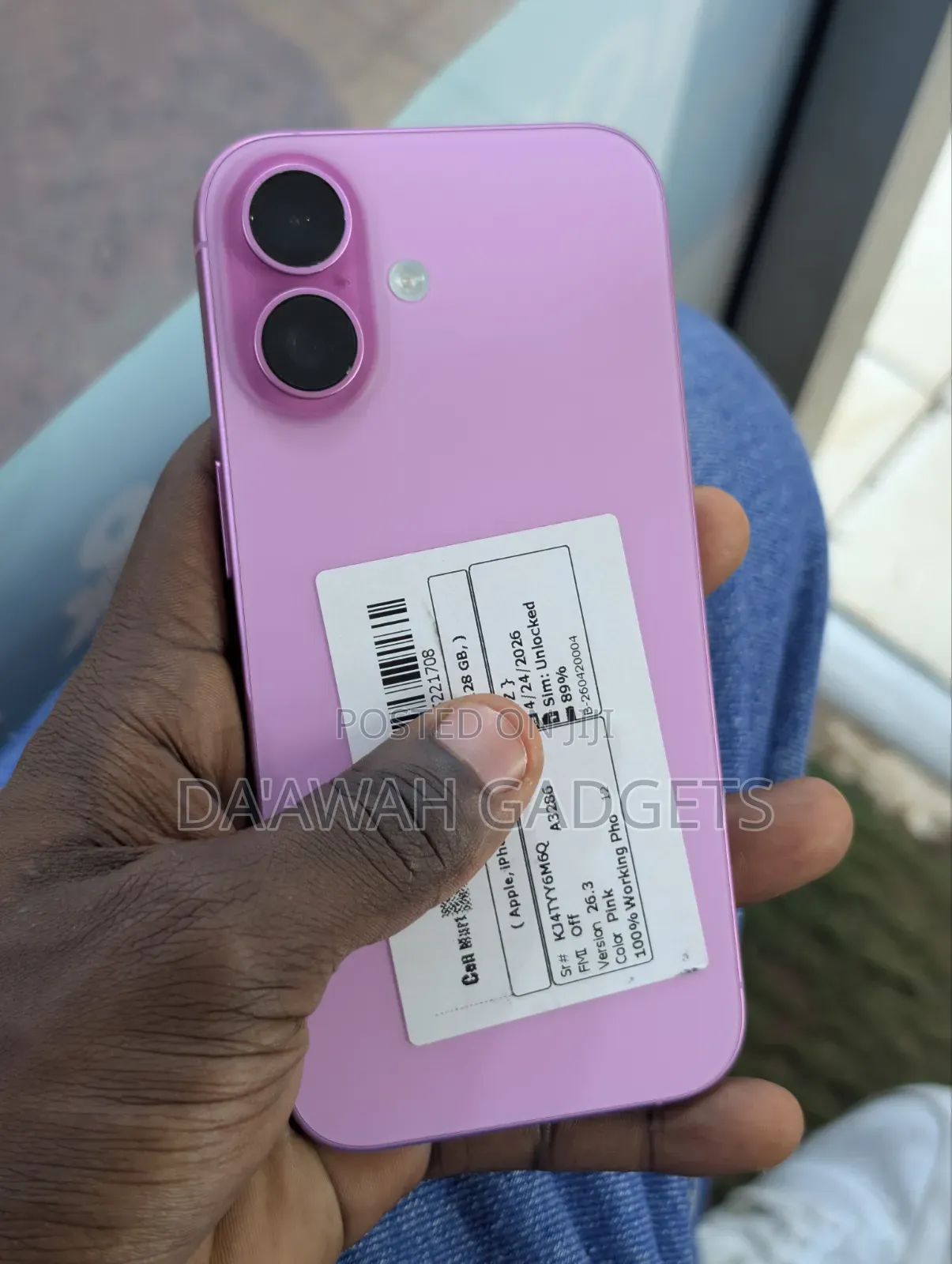 Apple iPhone 16 128 GB Pink